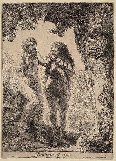 Adam et Ève - Rembrandt van Rijn