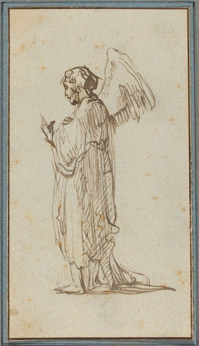 Ange debout - Rembrandt van Rijn