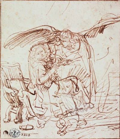 Annonciation - Rembrandt van Rijn