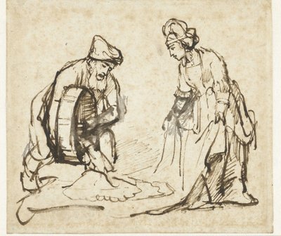 Boaz et Ruth - Rembrandt van Rijn