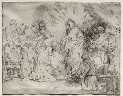 Le Christ apparaissant aux apôtres, 1656 - Rembrandt van Rijn
