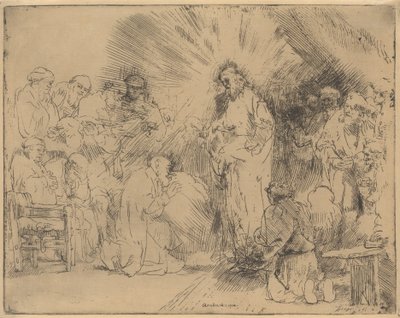 Le Christ apparaissant aux apôtres, 1656 - Rembrandt van Rijn
