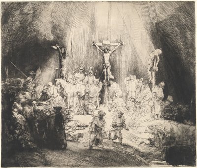 Christ crucifié entre les deux voleurs (Les Trois Croix) - Rembrandt van Rijn