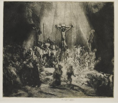 Christ crucifié entre les deux voleurs : 
