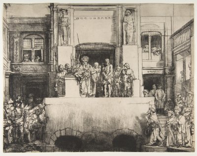 Le Christ présenté au peuple, 1655 - Rembrandt van Rijn