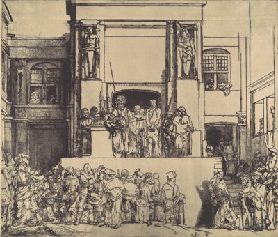 Le Christ présenté au peuple, 1655 - Rembrandt van Rijn