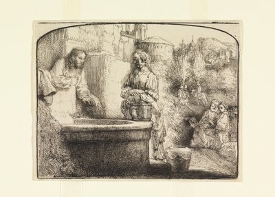 Christ et la Femme de Samarie - Rembrandt van Rijn