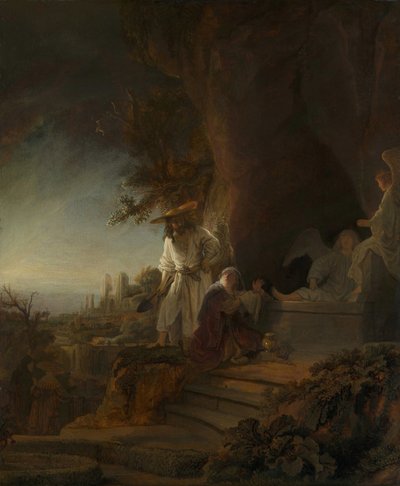 Le Christ apparaît à Marie Madeleine Noli me tangere, 1638 - Rembrandt van Rijn