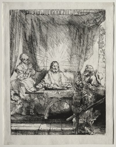 Le Christ à Emmaüs : le grand format - Rembrandt van Rijn