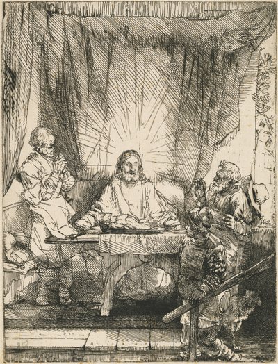Le Christ à Emmaüs : le grand format - Rembrandt van Rijn