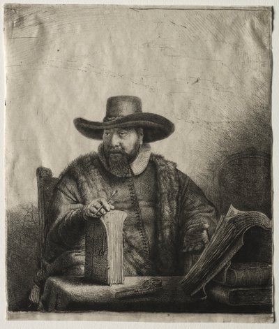 Cornelis Claesz Anslo, prédicateur mennonite - Rembrandt van Rijn