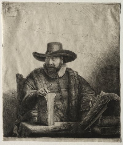 Cornelis Claesz Anslo, prédicateur mennonite, 1641 - Rembrandt van Rijn
