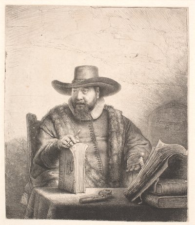 Cornelis Claesz Anslo, prédicateur mennonite - Rembrandt van Rijn