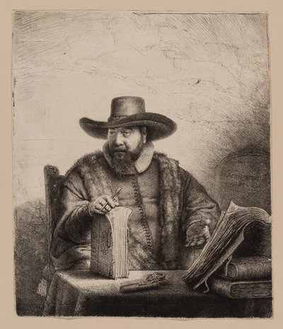 Cornelis Claesz. Anslo, prédicateur - Rembrandt van Rijn