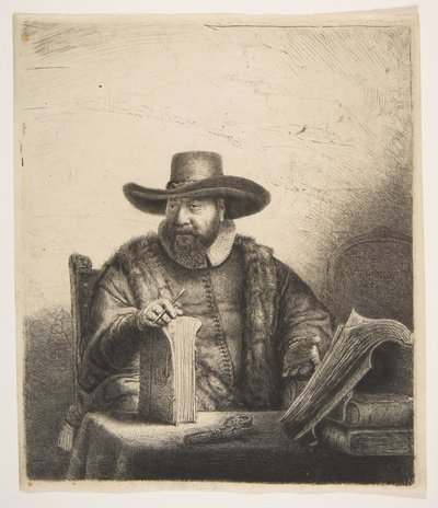 Cornelis Claesz Anslo, Prédicateur - Rembrandt van Rijn