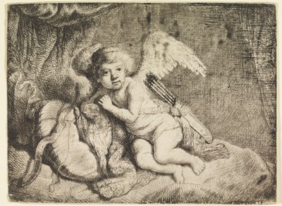 Cupidon au repos, d