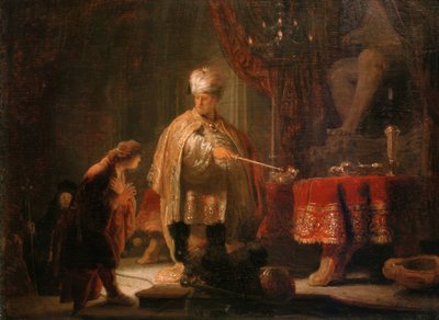 Daniel et Cyrus devant l