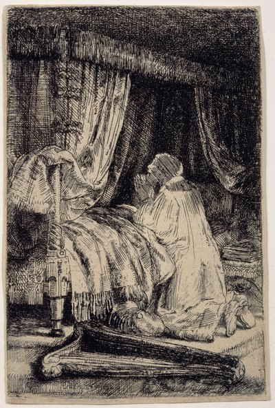 David en prière - Rembrandt van Rijn