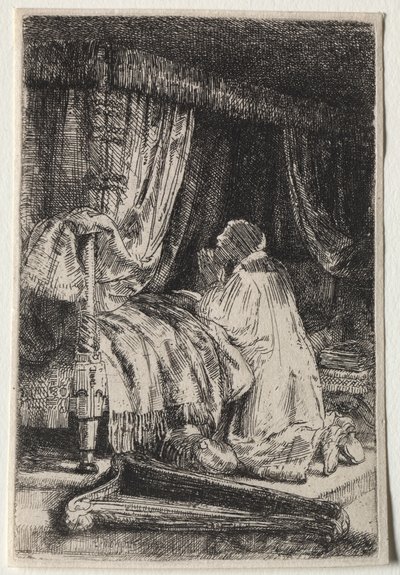 David en prière - Rembrandt van Rijn