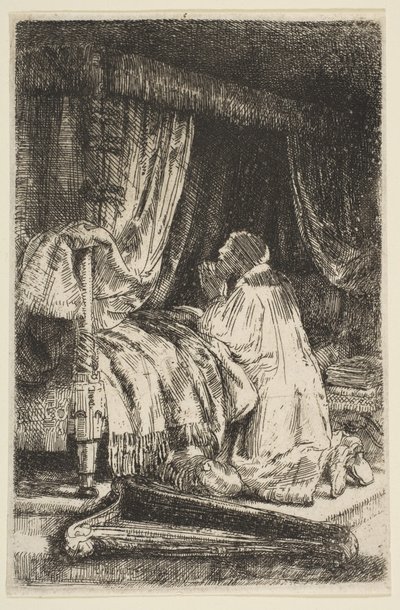 David en prière - Rembrandt van Rijn