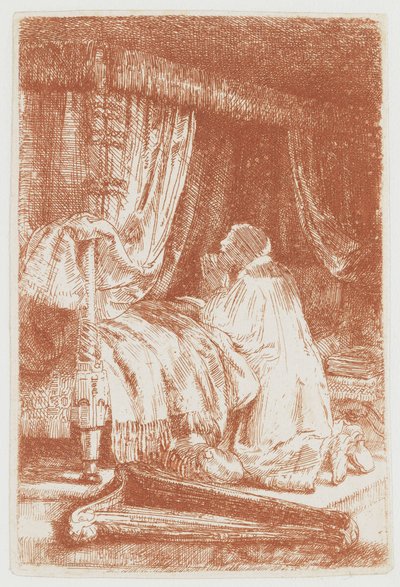 David en prière - Rembrandt van Rijn