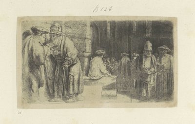 Les Pharisiens dans le Temple - Rembrandt van Rijn
