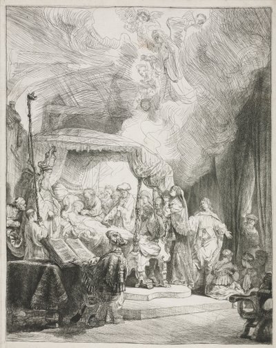 La Mort de la Vierge - Rembrandt van Rijn