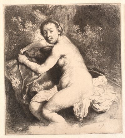 Diane au bain - Rembrandt van Rijn