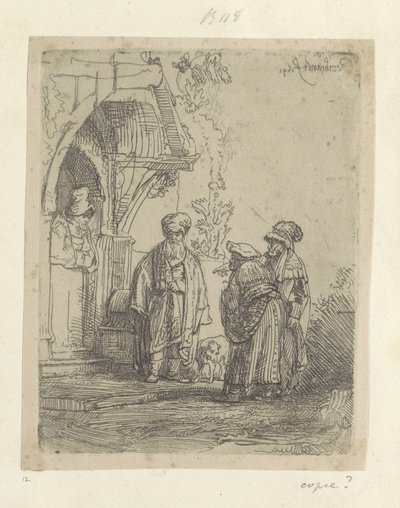Trois figures orientales - Rembrandt van Rijn