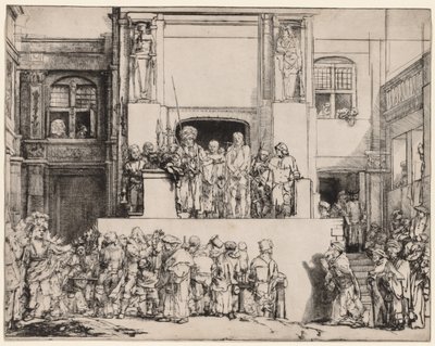 Ecce Homo. Christ présenté au peuple - Rembrandt van Rijn