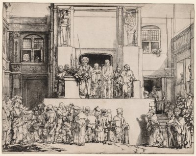 Ecce Homo. Christ présenté au peuple, 1655 - Rembrandt van Rijn