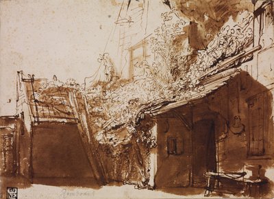 Ferme dans la lumière et l