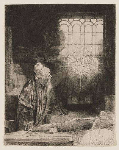 Faust (Le savant dans son cabinet de travail) - Rembrandt van Rijn