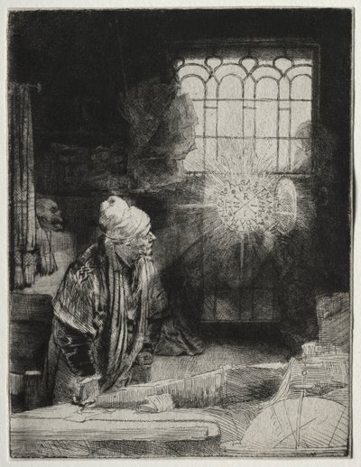 Faust, vers 1652 - Rembrandt van Rijn