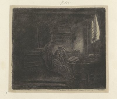 Jérôme dans un sombre cabinet d