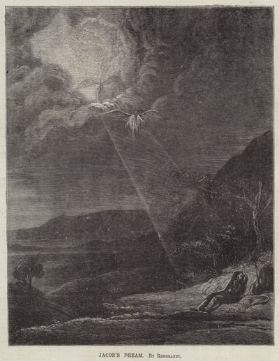 Le rêve de Jacob - Rembrandt van Rijn