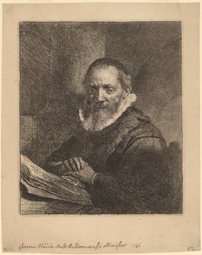 Jan Cornelisz. Sylvius - Rembrandt van Rijn