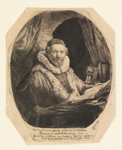 Jan Uytenbogaert (1557–1644), prédicateur des Remonstrants - Rembrandt van Rijn