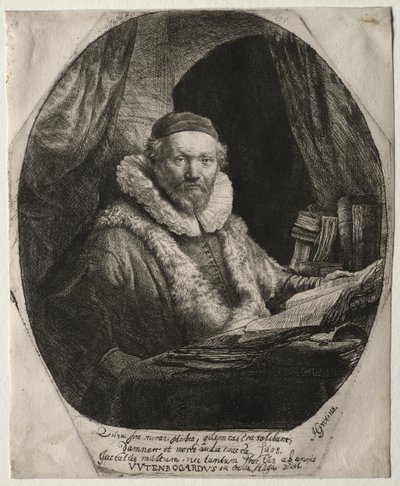 Jan Uytenbogaert, prédicateur des Remonstrants - Rembrandt van Rijn