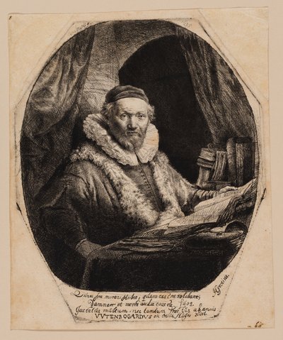 Jan Uytenbogaert, prédicateur des Remonstrants - Rembrandt van Rijn