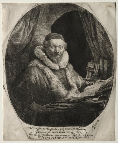 Jan Uytenbogaert, prédicateur des Remonstrants, 1635 - Rembrandt van Rijn