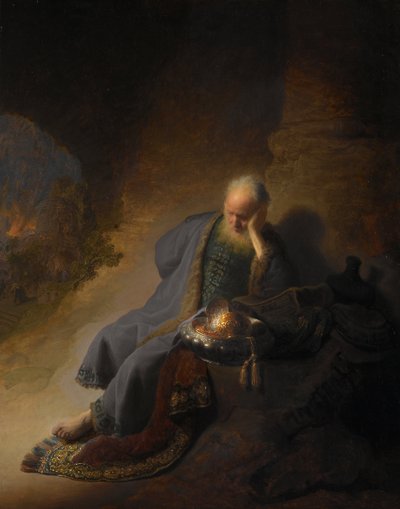 Jérémie lamentant la destruction de Jérusalem, 1630 - Rembrandt van Rijn