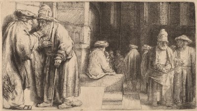 Juifs dans la synagogue, 1648 - Rembrandt van Rijn