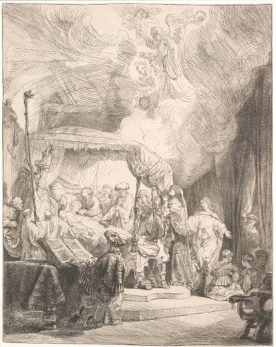 La mort de la Vierge Marie - Rembrandt van Rijn