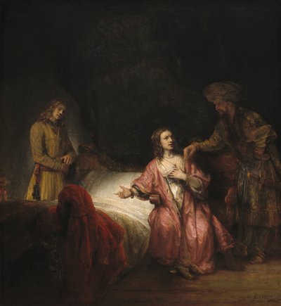 Joseph accusé par la Femme de Potiphar, 1655 - Rembrandt van Rijn