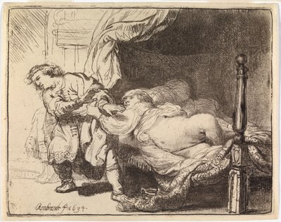 Joseph et la femme de Potiphar - Rembrandt van Rijn