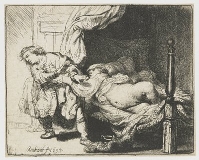 Joseph et la femme de Potiphar - Rembrandt van Rijn
