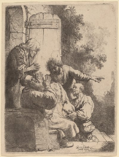 Le Manteau de Joseph Apporté à Jacob - Rembrandt van Rijn