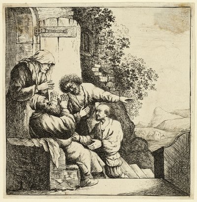 Le manteau de Joseph apporté à Jacob - Rembrandt van Rijn