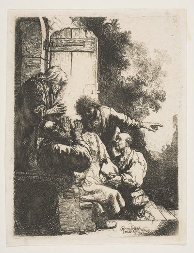 Le manteau de Joseph apporté à Jacob, vers 1633 - Rembrandt van Rijn